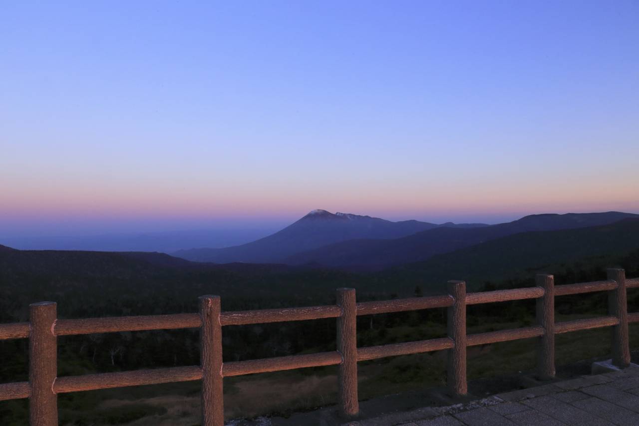 八幡平から観た夕景