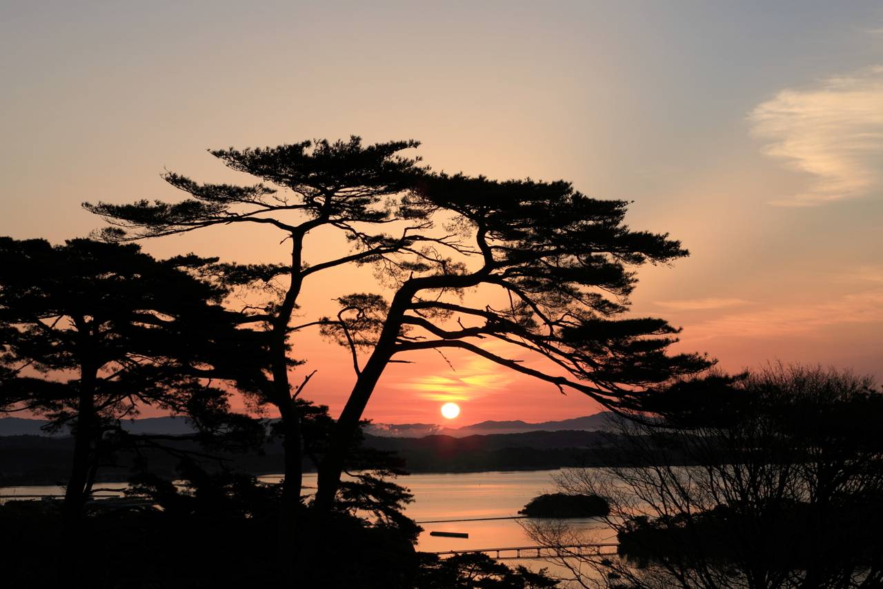 松島の今朝空は最高でした。